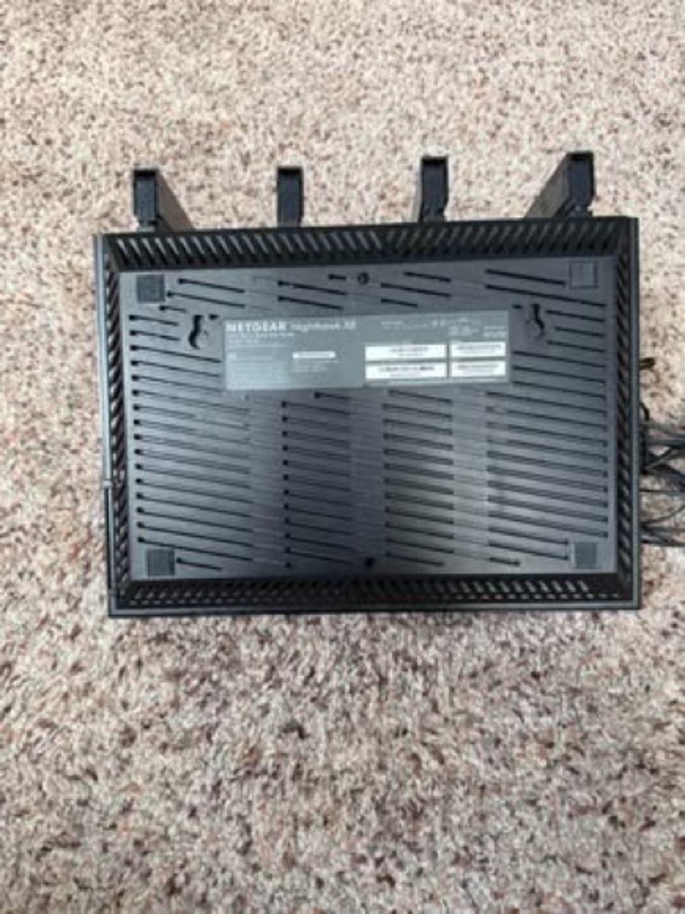 Black 4-Antenna Wireless Router - High-Performance Home Networking - Picture 3 of 3